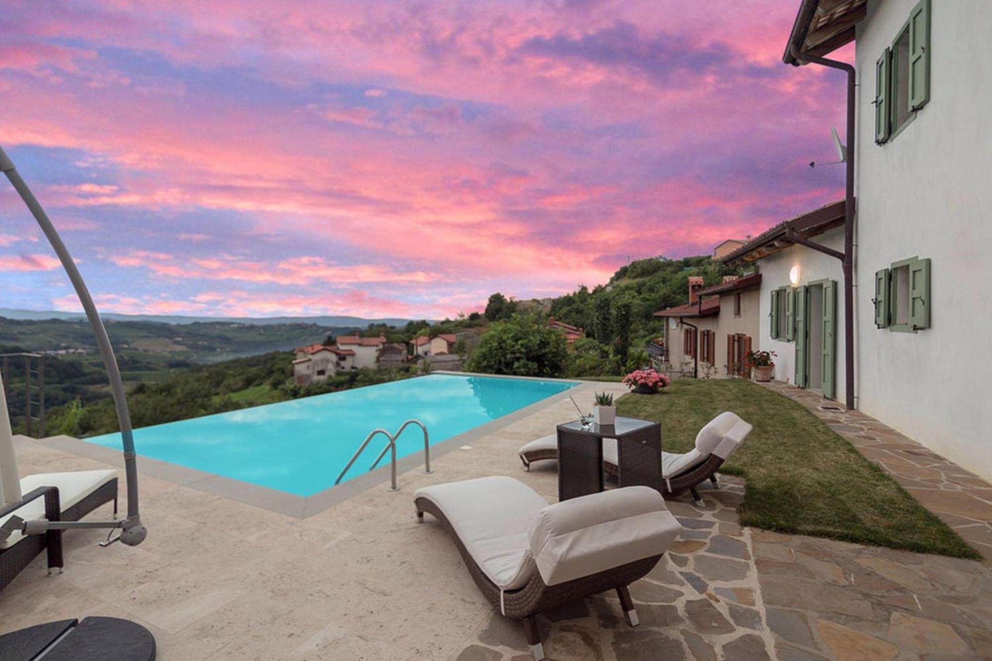 Pool & Sauna Villa Gizela - Happy Rentals Kojsko 외부 사진